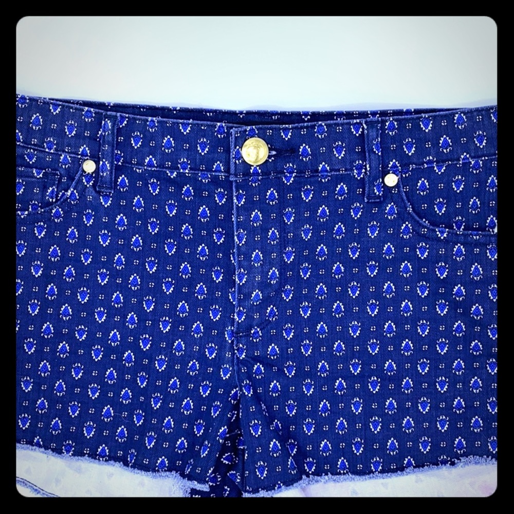 👑Juicy Couture👑 Navy Design Printed Shorts